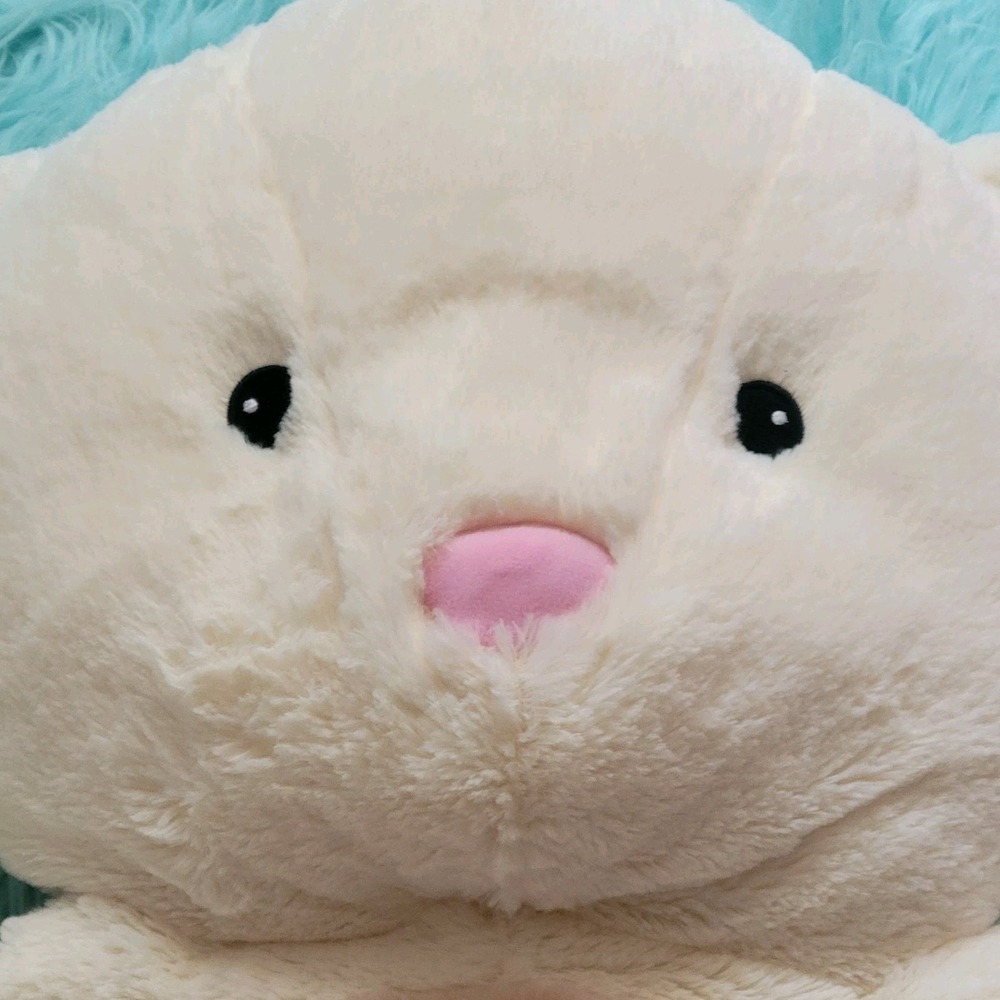 Mary Meyer Bestever Baby Mat Cream Bunny Rabbit Plush Tummy Time Play Floor Mat - Picture 4 of 8